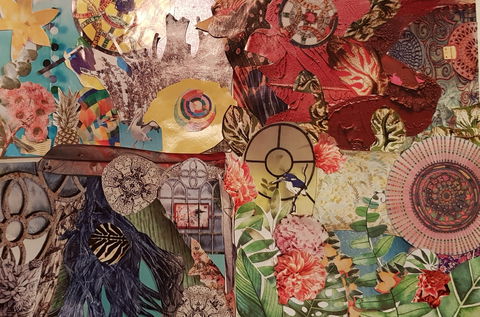 Online Live Streaming Class: Cut And Paste Creative Collage Fun - Accommodation Daintree 0