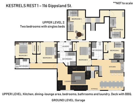 Kestrels Rest 1 / 116 Gippsland Street - Accommodation Daintree 4