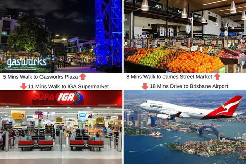 Newstead City Skyline 1bed Apt+park Qne008 - Accommodation Daintree 4
