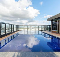 Japanese Style waterfront apt wt rooftop pool - Accommodation Daintree