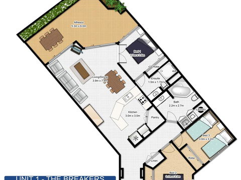 Breakers Block 1 Unit 1- Pool In Complex - Across The Road From The Beach - Accommodation Daintree 2