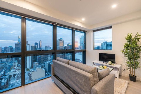 Melbourne Sky View 1 Bedroom Apt@La Trobe Tower - Accommodation Daintree 0