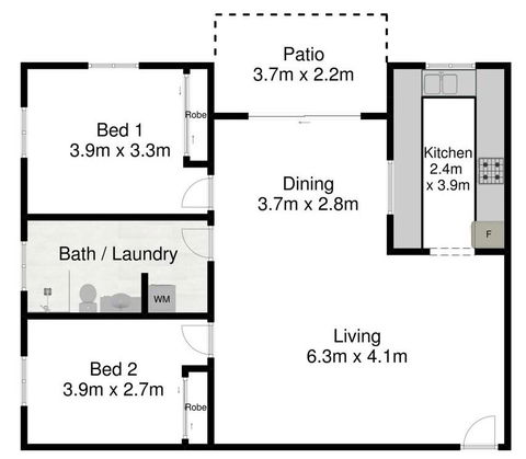 Spacious 2 Bedroom Beach Side Apartment - Close To Shopping Centre With Coles, Health Food Shop, Sushi, Pizza, Cafes, Hairdresse - Accommodation Daintree 2
