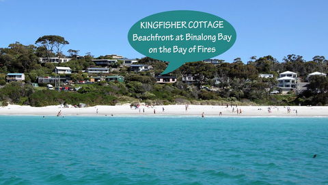 KINGFISHER COTTAGE Beachfront At The Binalong Bay - Accommodation Daintree 16