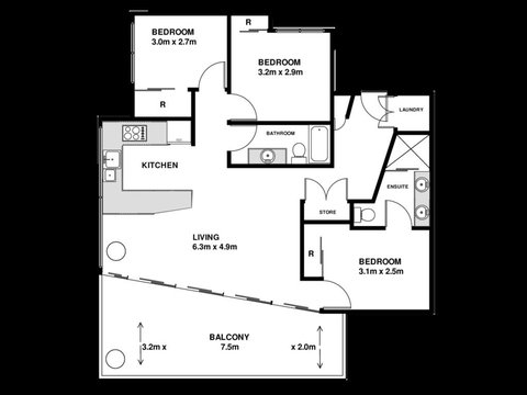 The Princess Of Bulimba - Executive 3BR Bulimba Apartment With Large Balcony Next To Oxford St - Accommodation Daintree 1