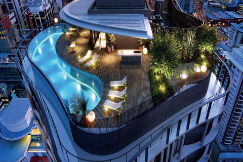 Rooftop Pool Stunning Apartment Queen Street - Accommodation Daintree 2