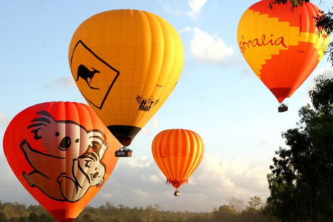 Natural Bridge & Springbrook Waterfalls Tour + Hot Air Balloon With Breakfast - Accommodation Daintree 0
