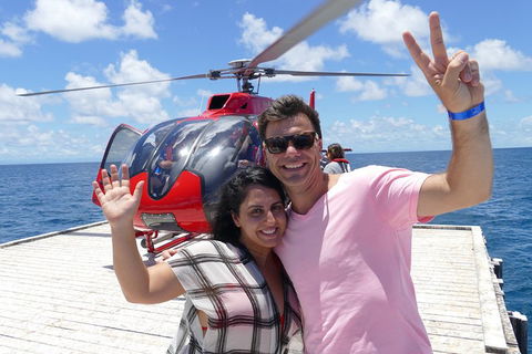 Full Day Reef Cruise Including 10 Minute Heli Scenic Flight: Get High Package - Accommodation Daintree 0
