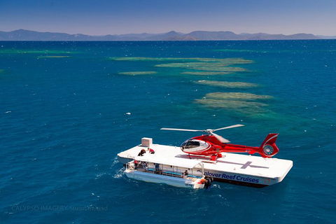 Scenic Helicopter Flight To Moore Reef And Return Snorkeling Cruise From Cairns - Accommodation Daintree 4