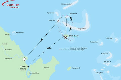 Fly To Green Island - Cruise Return - Accommodation Daintree 0